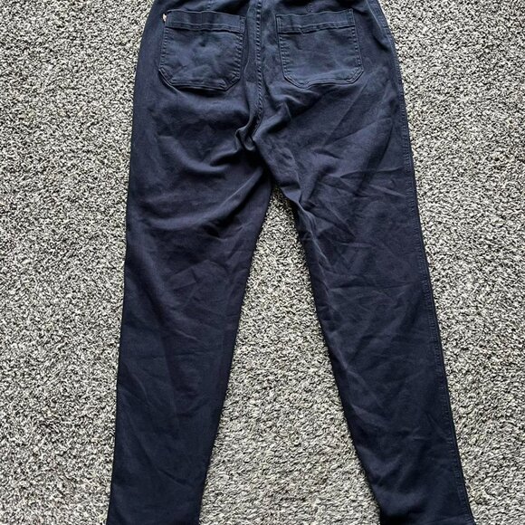 Judy Blue  Pants Womens 9/29 Dark Blue High Waisted Straight Pants Zipper Closur - Picture 5 of 8